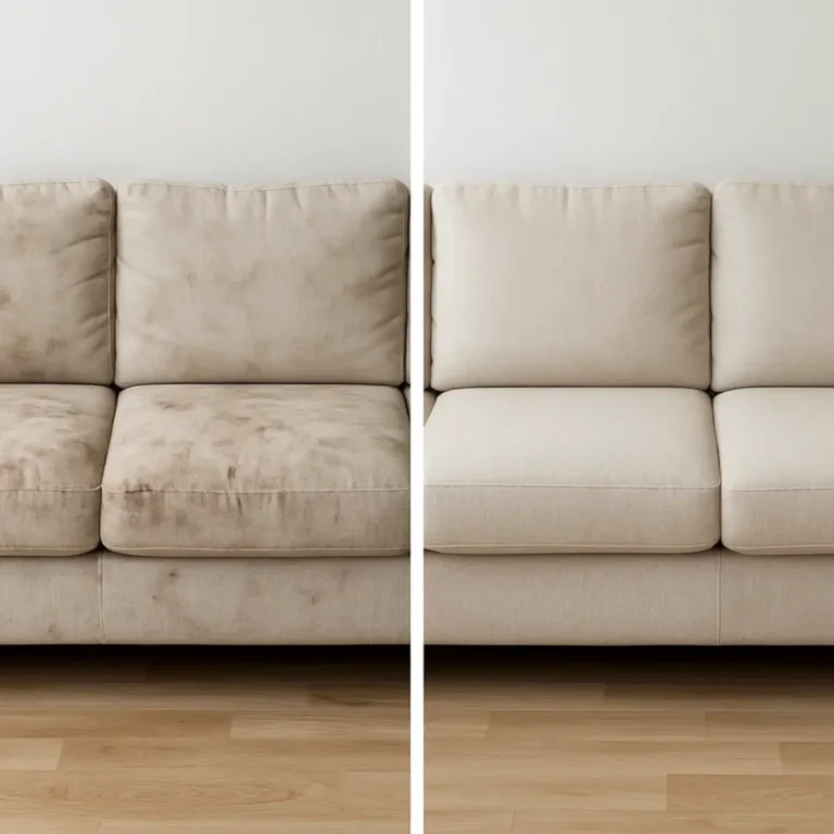Clean Sofa in cozy living room