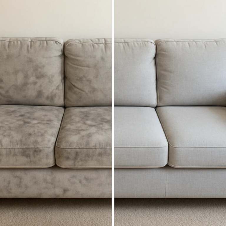 Clean Sofa in cozy living room