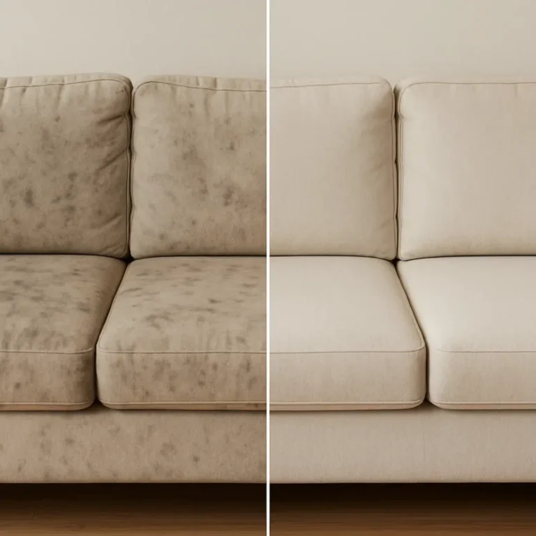 Clean Sofa in cozy living room