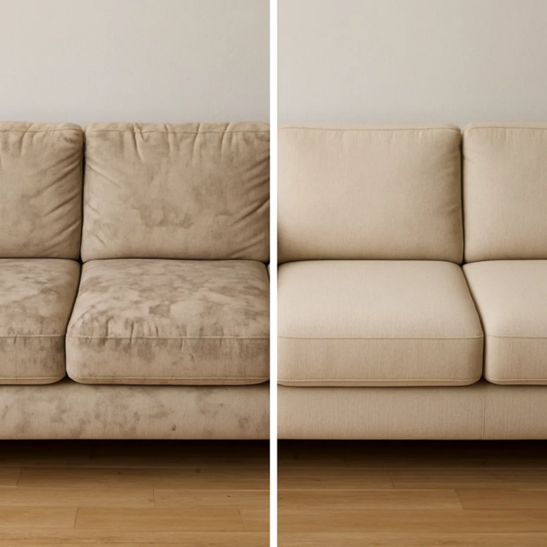 Clean Sofa in cozy living room