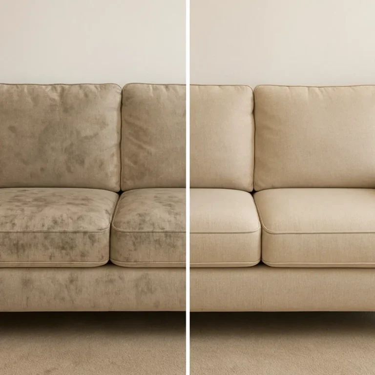 Clean Sofa in Cozy living room