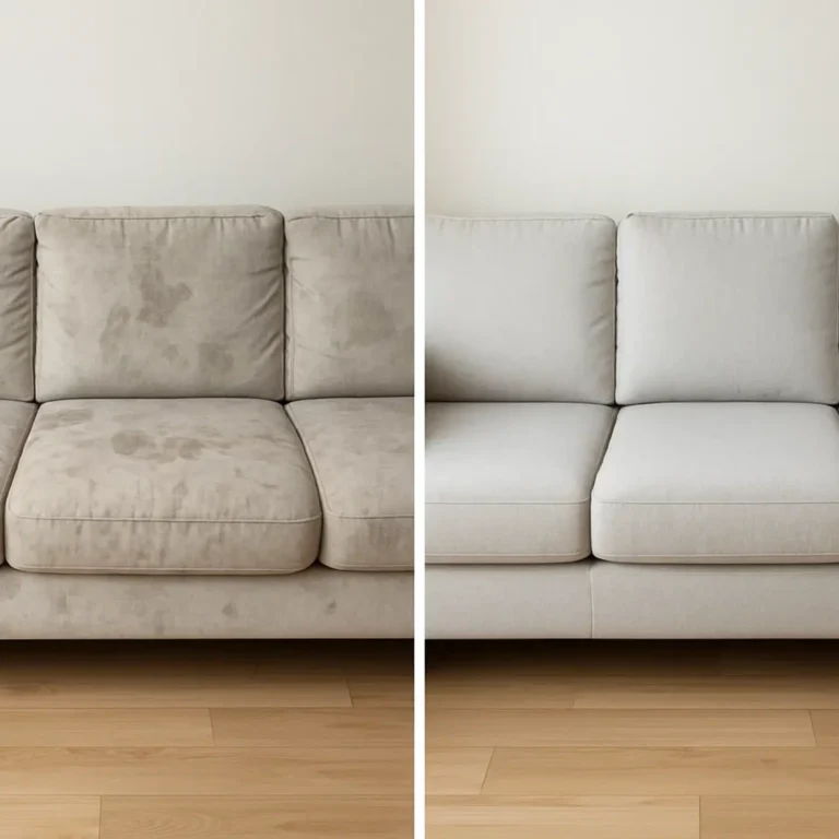 Clean Sofa in Cozy living room