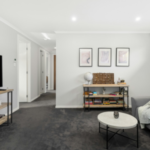 Modern home with clean carpet