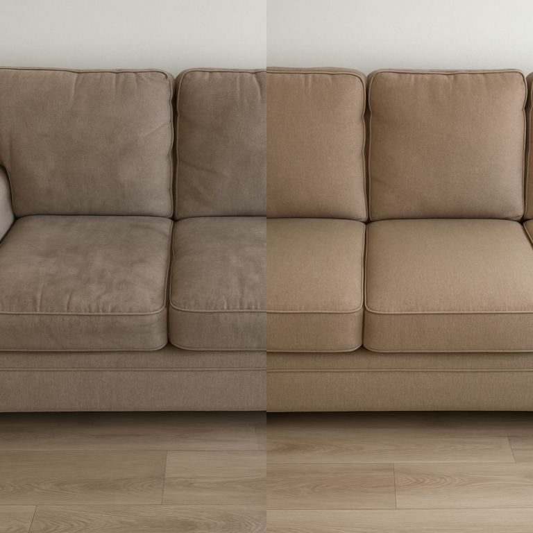 Clean Sofa in cozy living room