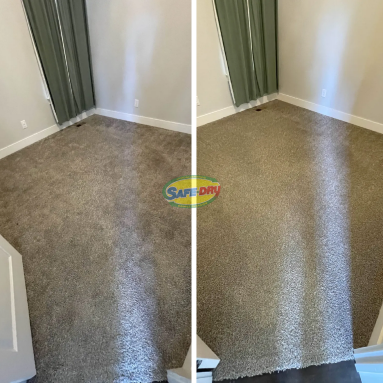 Before and After Carpet Cleaning