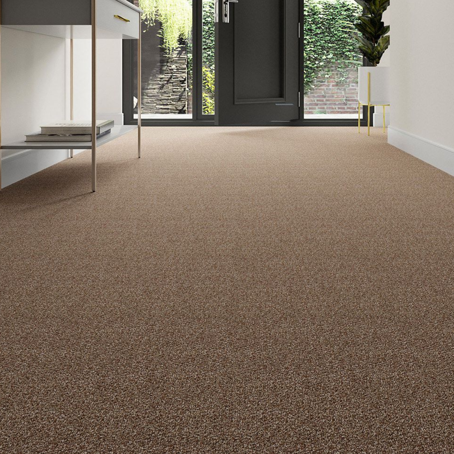 Modern home with clean carpet