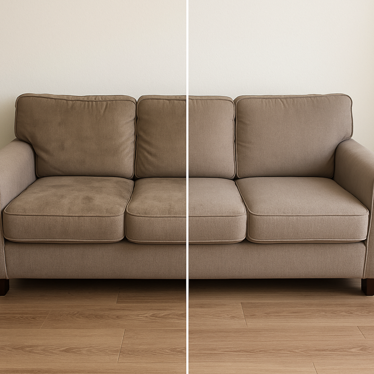 Upholstery Cleaning before and after